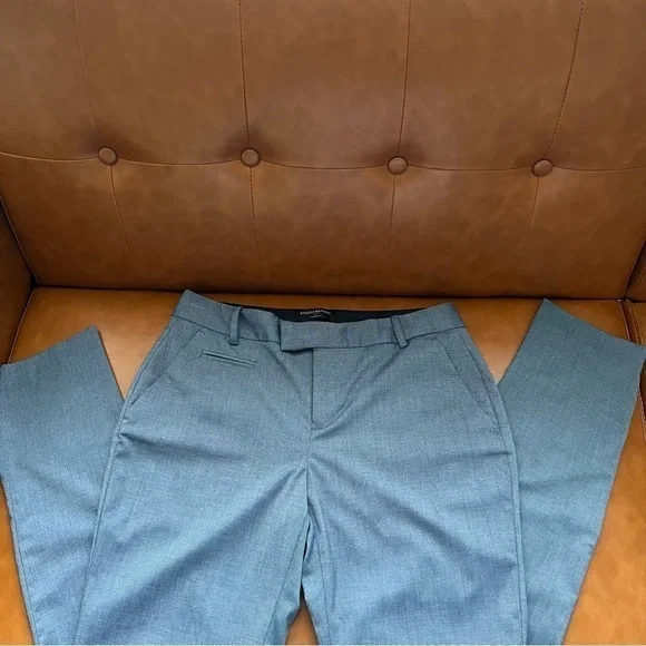 Banana Republic Jackson Fit Women’s Sz 6L Blue Gray Dress Pants Office Trousers - Picture 5 of 15